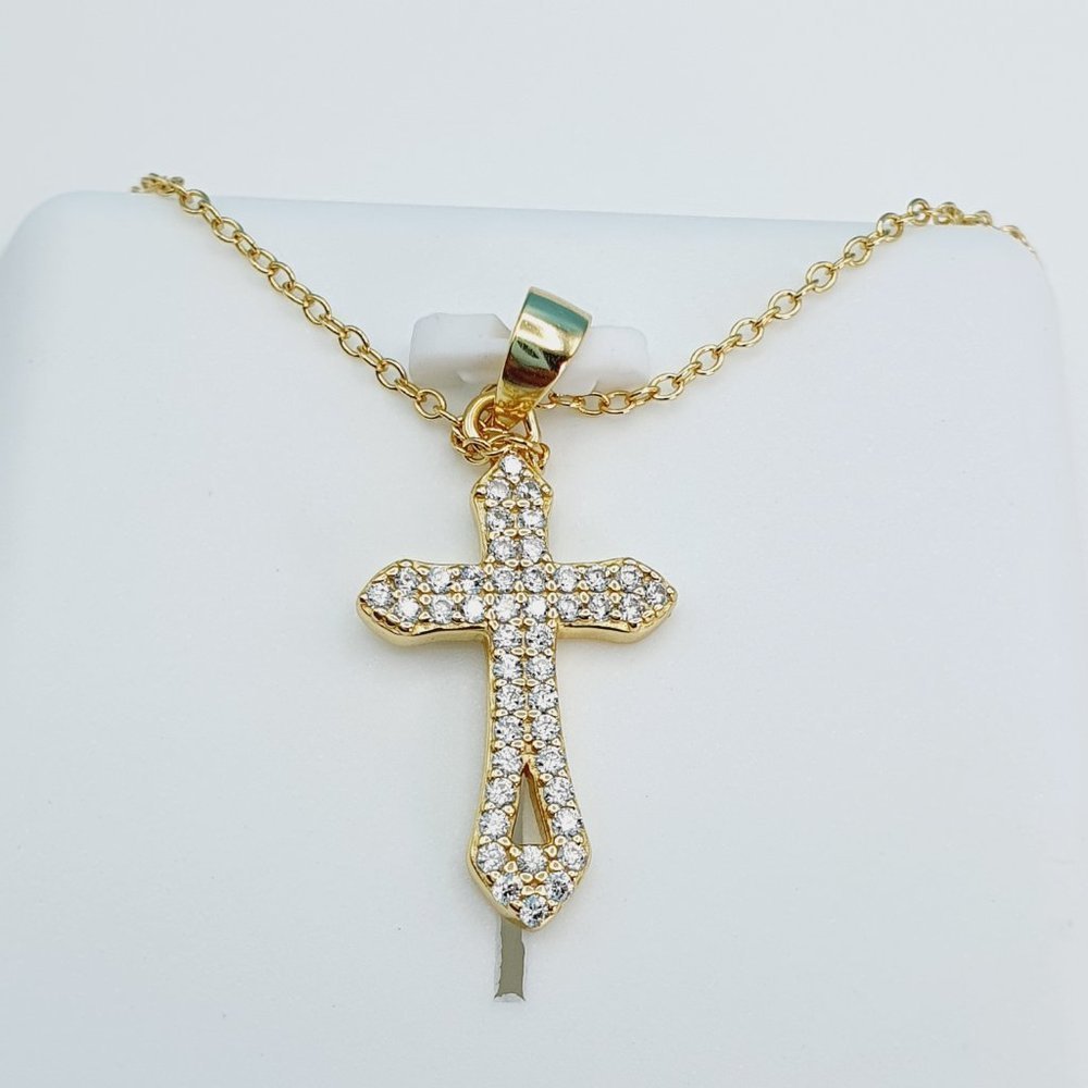 925 Sterling Silver Cubic Zirconia Necklace, U19254717